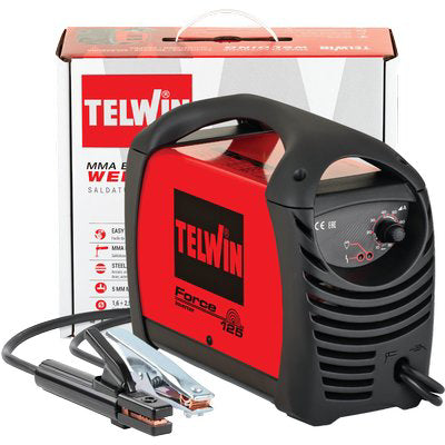 SALDATRICE INVERTER FORCE 125 TELWIN - VOLT 230 A 80 ACCESSORIATA