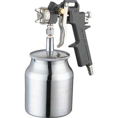 AEROGRAFO AC + SERBATOIO ALLUMINIO INFERIORE EFFE - LT 1,0 UGELLO MM 1,8 ATTACCO RAPIDO