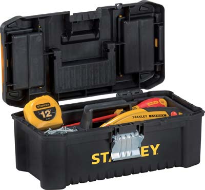 CASSETTA PORTAUTENSILI ESSENTIAL STANLEY - 12,5" CHIUSURA METAL CM 32X19 H.CM 13 STST1-75515