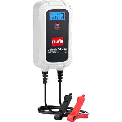 CARICABATTERIA DEFENDER 20 NEW TELWIN - BOOST VOLT 12/24 AH 5/180