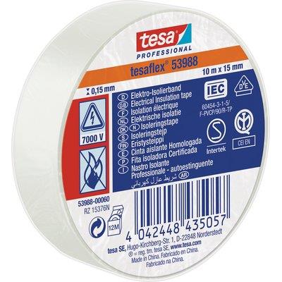 NASTRO PVC ISOLANTE IMQ TESA - BIANCO MM 15 ML 10