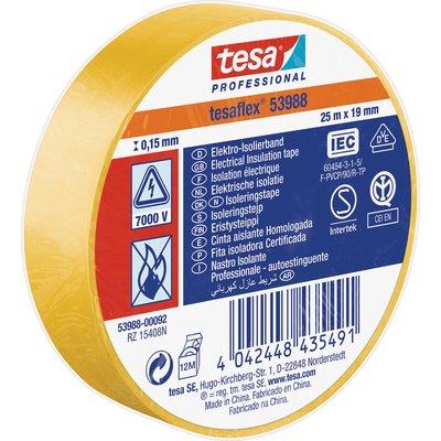 NASTRO PVC ISOLANTE IMQ TESA - GIALLO MM 19 ML 25