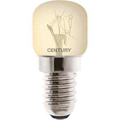 LAMPADA ALOGENA FORNO CENTURY - VOLT 230 WATT 15 E14 CF=PZ 2