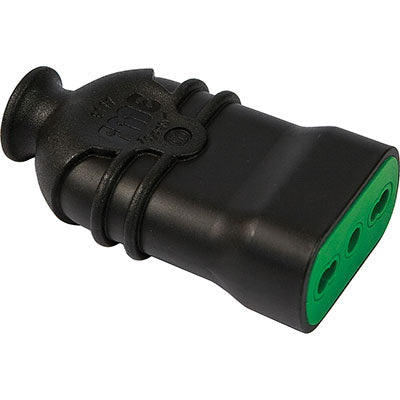 PRESA MOBILE HI-PRO FME - NERO 2P+T 16A BIPASSO
