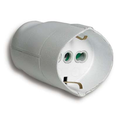 PRESA MOBILE SCHUKO FME - BIANCO 2P+T 16A BIPASSO