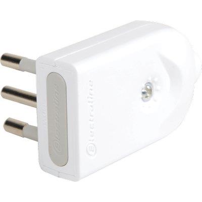 SPINA MOBILE ORIENTABILE ELECTRALINE - BIANCO 2P+T 10A