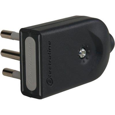 SPINA MOBILE ORIENTABILE ELECTRALINE - NERO 2P+T 10A