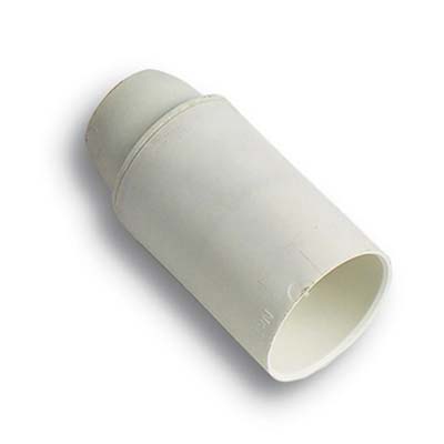 PORTALAMPADA CAMICIA LISCIA - RESINA BIANCO E27 M10X1