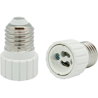 ADATTATORE LAMPADA E27-GU10 ELECTARLINE - TERMOPLASTICO BIANCO