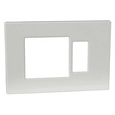 PLACCA COPRIFRUTTI VENUS MARLANVIL - RESINA AVORIO POSTI 1 + SCHUKO MM 115X80