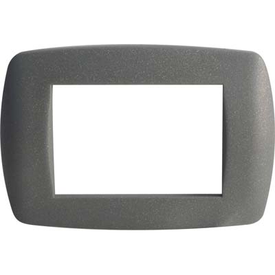 PLACCA COPRIFRUTTI MILLENIUM MARLANVIL - GRIGIO GLITTER POSTI 3 MM 122X83