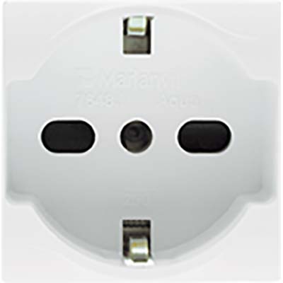 PRESA SCHUKO + SICUREZZA AQUA MARLANVIL - VOLT 250 A 10/16 2P+T