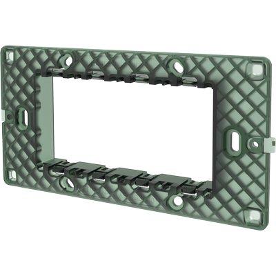 SUPPORTO FRUTTI AVP - PC NERO POSTI 4