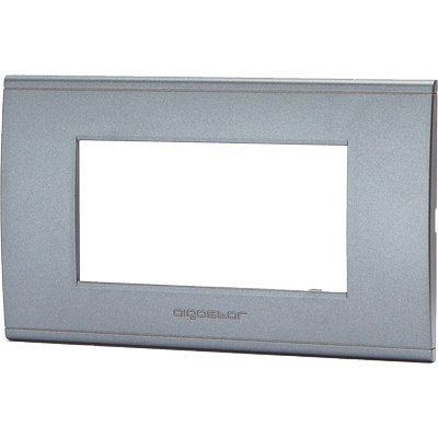 PLACCA COPRIFRUTTI ABL - GRIGIO SCURO POSTI 4 MM 140X85