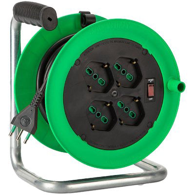 AVVOLGICAVO ZEUS FME - 2P+T 16A BIPASSO SCHUKO X4 N°XMMQ 3X1,0 MT 15