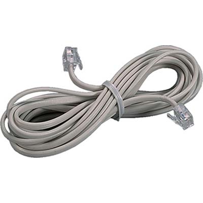 PROLUNGA TELEFONO LINEARE FME - AVORIO 2 PLUG 6/4 MT 3