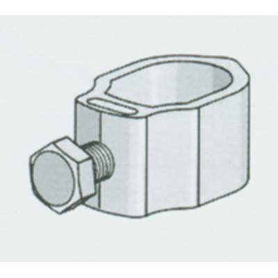 MORSETTO TERMINALE X DISPERSORE TERRA - ZAMA RAMATO MM 18/20