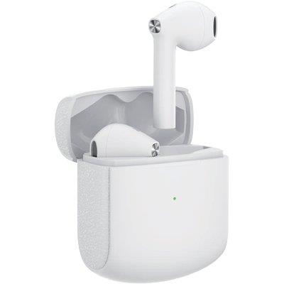 AURICOLARI SMARTPHONE BLUETOOTH LS-J80 LOSTECH - BIANCO + STAZIONE RICARICA + CAVO