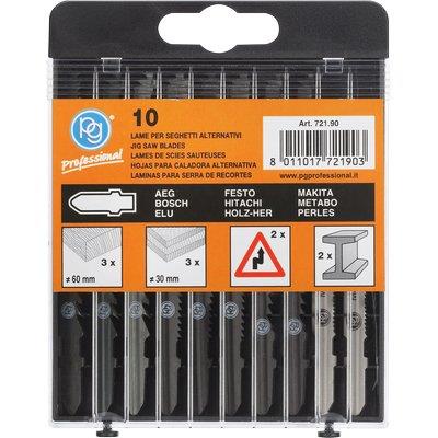 LAME SEGHETTO ALTERNATIVO ATTACCO BOSCH 721.90 PG - LEGNO+FERRO MIX CF=PZ 10