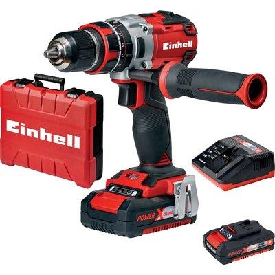 TRAPANO AVVIT PERCUS BATT TE-CD18/50-LI-I EINHELL - VOLT 18X2 AH 2 X-CHANGE +VALIGIA