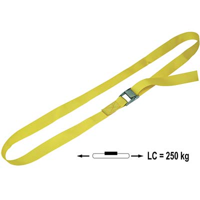 CINGHIA AD ANELLO EFFE - L.MT 2,5 H.MM 25 KG 250