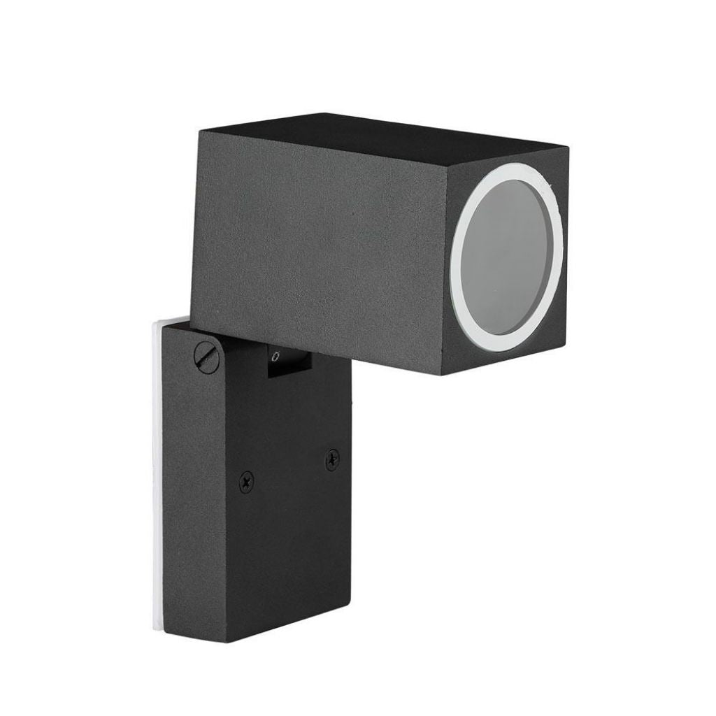Wall Fitting GU10 Adjustable Head Aluminum 1 Way IP44