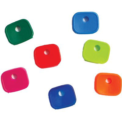 SEGNACHIAVE A CAPPUCCIO - PLASTICA MIX COLORI CF=PZ 300