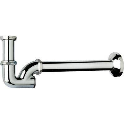 SIFONE CR A P ISPEZIONE POSTERIORE TEA - OTTONE CROMATO 1" CANNA CM 25
