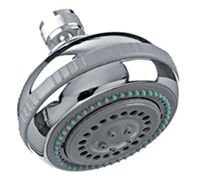 SOFFIONE DOCCIA + SNODO 5 GETTI - ABS CROMATO 1/2F MM 90