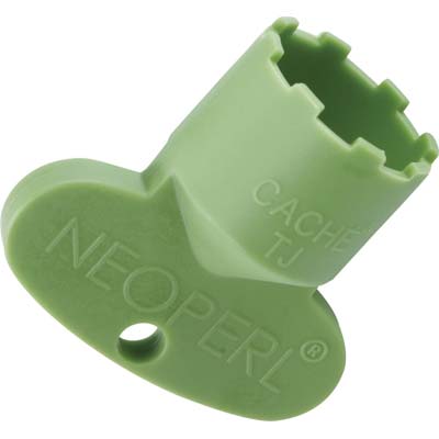 CHIAVE AERATORE CACHE HONEYCOMB TJ NEOPERL - PLASTICA VERDE M18.5X1