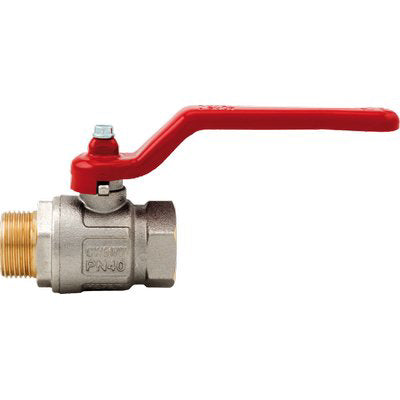 VALVOLE SFERA TOTALE + LEVA MF IDEAL 091 ITAP - OTTONE NICHELATO 2"MF