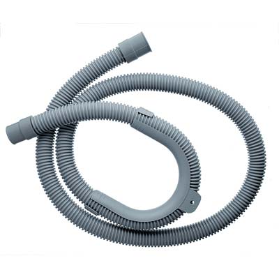 TUBO SCARICO LAVATRICE + CURVA - PP CM 250