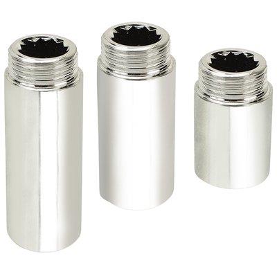 PROLUNGA MF OTTONE CROMATO - 1/2MF + MM 30