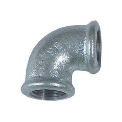 GOMITO FF GHISA ZINCATA 90 GEBO - 1"1/4F
