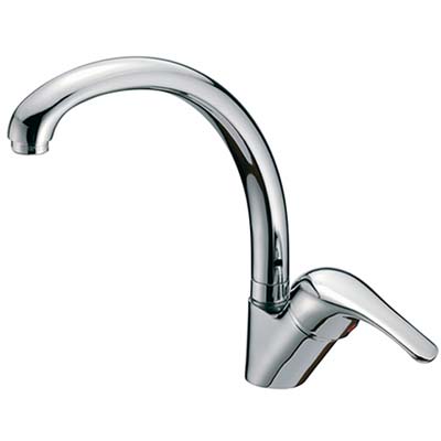 MISCELATORE LAVELLO CANNA ALTA CROLLA - OTTONE CROMATO
