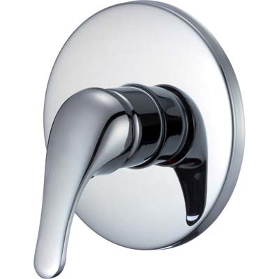 MISCELATORE DOCCIA SIRIO H23 CROLLA - OTTONE CROMATO