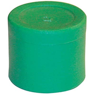 TAPPO PPR A SALDARE - VERDE MM 25