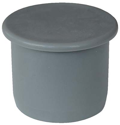 TAPPO SCARICO IDRICO AD INNESTO - PP GRIGIO MM 40