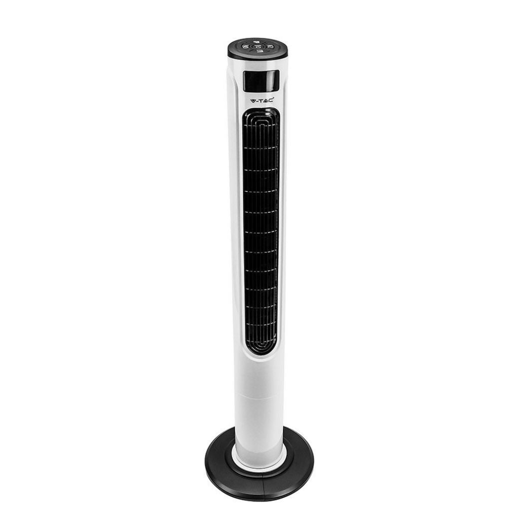 55W LED Tower Fan with Temperature Display Amazon And Google Home Compatible