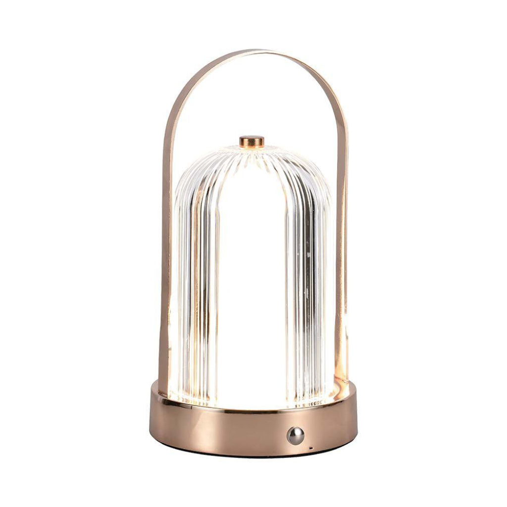 LED Table Lamp 1800mAH Battery D:120*190 Antique Bronze Plating Body 3IN1