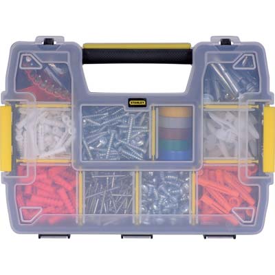 ORGANIZER PORTAMINUTERIA SORT MASTER LIGHT STANLEY - SCOMPARTI REGOLAB MM 295X215 H.MM 65 STST1-70720