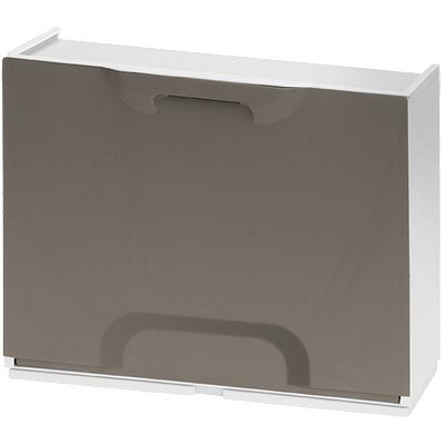SCARPIERA MODULARE UNIKA - BIANCO/TORTORA CM 51X17,3 H.CM 40,1