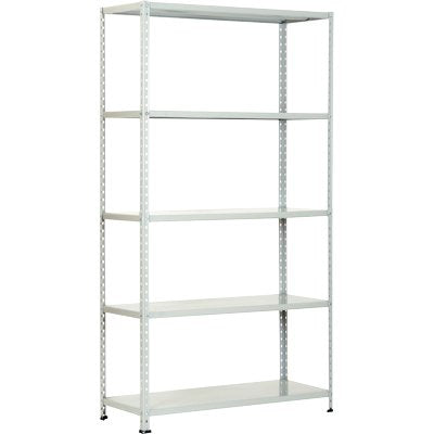 SCAFFALE KIT 5 RIPIANI ASTE INTERE PROMETAL - VERN GRIGIO CM 40X 90 H.CM 200