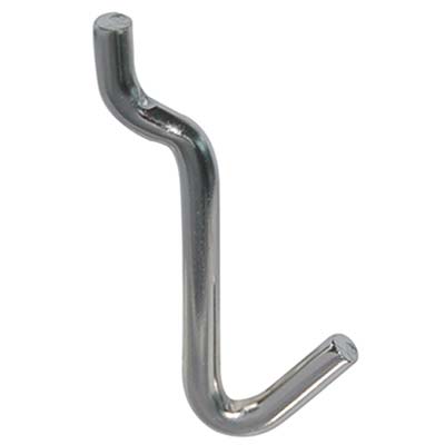 GANCIO UNCINO ACCIAIO X PANNELLO ESPOSITIVO - CROMATO N° 2 MM 15X42