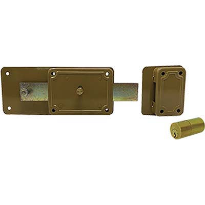 SERRATURA FERROGLIETTO P50 FISSO FACCHINETTI - C.TONDO FISSO M5+SCR+POMOLO E.MM 40