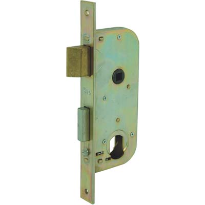 SERRATURA CANCELLO INFILARE 620350 ISEO - B.Q ZINC F.MM 22 C.SFACC M2+SCR+Q8 E.MM 35
