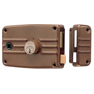 SERRATURA LEGNO APPLICARE 485603 ISEO - C.TONDO FISSO M3+SCR+Q8 E.MM 60 DX