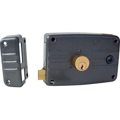 SERRATURA LEGNO APPLICARE 486603 ISEO - C.TONDO FISSO M3+SCR+Q8 E.MM 60 SX