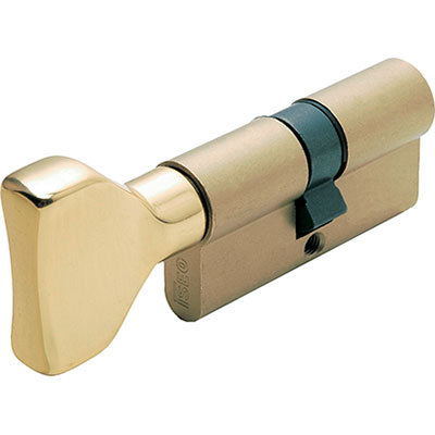 CILINDRO SAGOMATO + POMOLO 8259 ISEO - OTTONE CHIAVI 3 MM 70 30+40