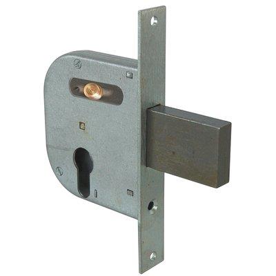 SERRATURA CANCELLO INFILARE 42032 CISA - B.Q ZINC F.MM 22 F.SAGOM M1+SCR+POM E.MM 50